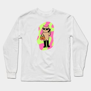 boss bitch cat Long Sleeve T-Shirt